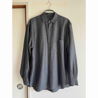 コモリ(COMOLI)の COMOLI ウールシルク シャツ size3(シャツ)