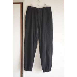 COMOLI - COMOLI シルクパイル ドローストリングパンツ size1