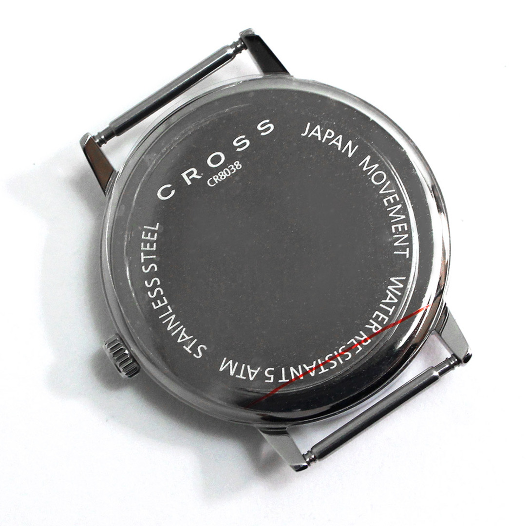 CROSS(クロス)のクロス ラジアル RADIAL 選べるベルト付き 付け替え カスタム クォーツ 腕時計（ベルト代込）シルバー CR8038-02 CROSS（新品・未使用品） メンズの時計(腕時計(アナログ))の商品写真