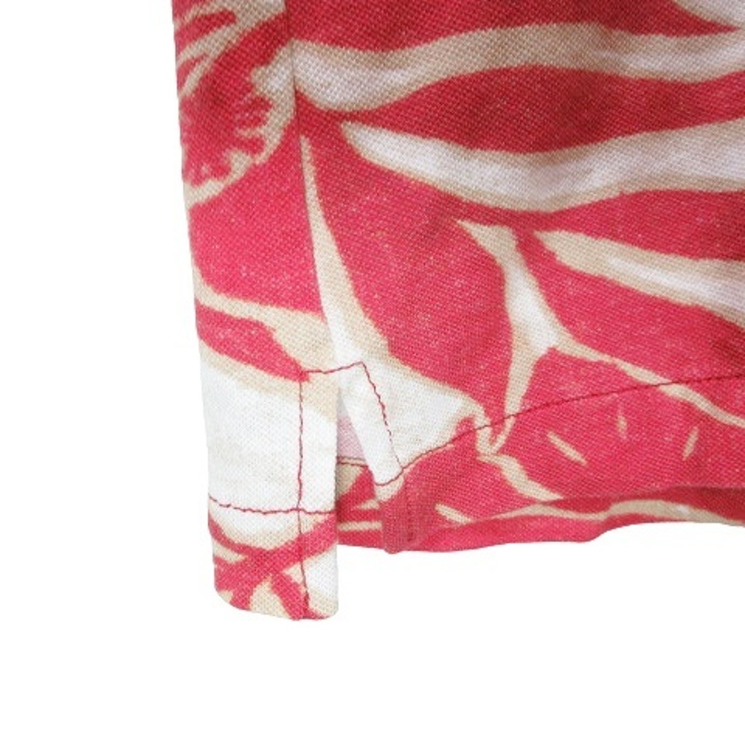 チルコロ1901 美品 半袖 シャツ オープンカラー M 赤 IBO49 メンズのトップス(シャツ)の商品写真