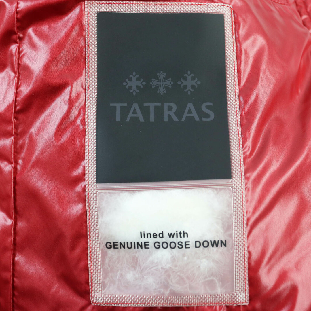 TATRAS(タトラス)の未使用品 TATRAS タトラス 22AW MTAT22A4562-D BELBO ベルボ ロゴワッペン付き フーデッド ダブルジップ ダウンジャケット レッド 01 正規品 メンズ メンズのジャケット/アウター(ダウンジャケット)の商品写真