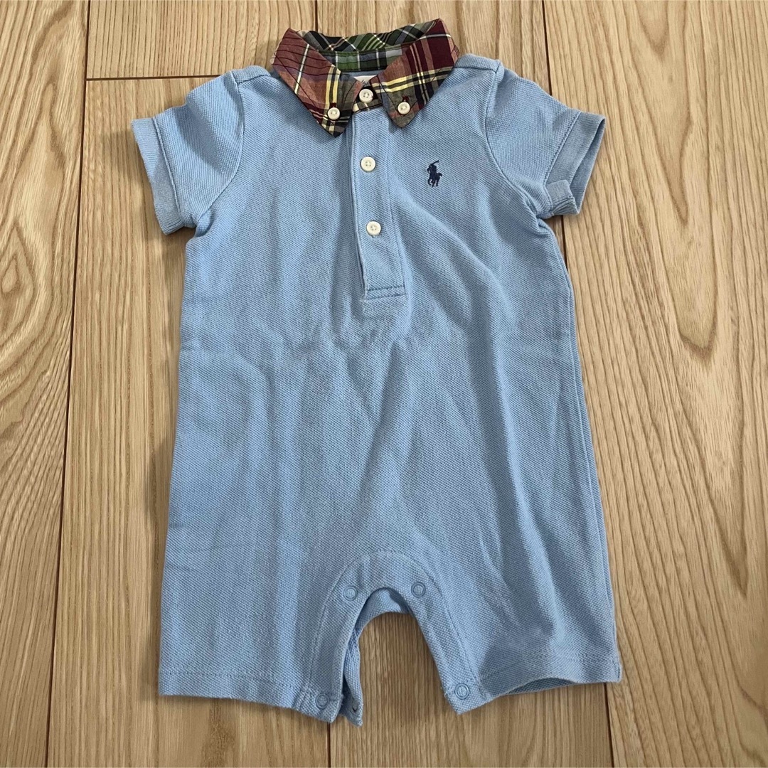 POLO RALPH LAUREN(ポロラルフローレン)のRalph Laurenポロロンパース70 キッズ/ベビー/マタニティのベビー服(~85cm)(ロンパース)の商品写真