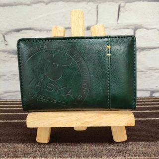 モズ(moz)の★新品★ VASKA by moz ベスカバイモズ カリオン 折り財布 グリーン(財布)