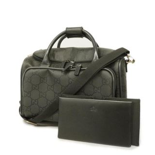 グッチ(Gucci)の【4gc2153】グッチ ツーウェイバッグ/GGナイロン/013 0092/ナイロン/ブラック/シルバー金具 【中古】 レディース(その他)