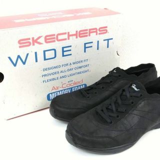 スケッチャーズ(SKECHERS)の訳あり スケッチャーズ レザースニーカー 左24cm 右25cm【1200】(スニーカー)