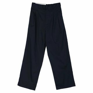 グリーンパークス(green parks)の【ダークネイビー】ツータックチノパンツ 24SS/ウエストゴム/レディース(その他)