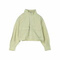 【ライトグリーン】【F】ELENCARE DUE スタンドナイロンブルゾン 24SS/ショート丈/レディース/春/ドロスト