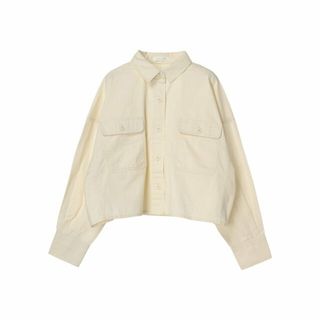 グリーンパークス(green parks)の【エクリュー】ショート丈ワイドシャツ 24SS/軽羽織/長袖(その他)