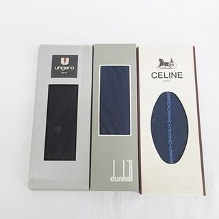 セリーヌ(celine)のセリーヌ ダンヒル ウンガロ 靴下 ソックス 3足セット 紺 黒 ネイビー 25(ソックス)