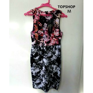 トップショップ(TOPSHOP)のミニワンピース 花柄(ミニワンピース)