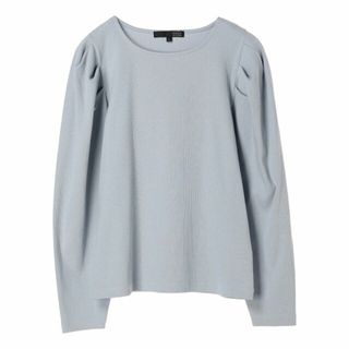 グリーンパークス(green parks)の【ライトブルー】SUGAR SPOON タックスリーブプルオーバー 24SS/クルーネック/カットソー/長袖/春(カットソー(長袖/七分))