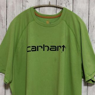 カーハート(carhartt)のカーハートCARHARTT　緑グリーン　オーバーサイズＸＬ　半袖Ｔシャツ　メンズ(Tシャツ/カットソー(半袖/袖なし))