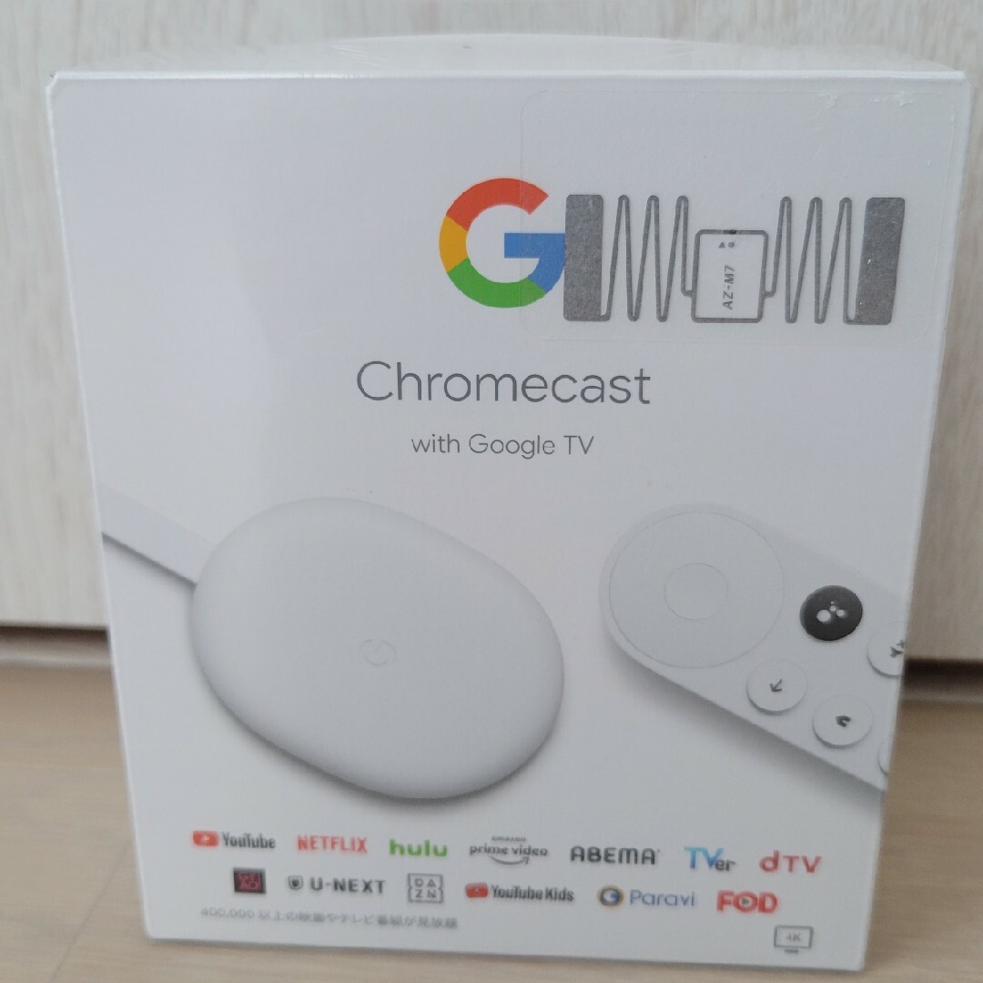 Google(グーグル)のGoogle Chromecast with Google TV snow/ホ… スマホ/家電/カメラのスマートフォン/携帯電話(その他)の商品写真