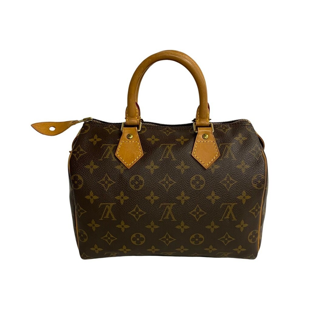 LOUIS VUITTON(ルイヴィトン)の極 美品 LOUIS VUITTON ルイヴィトン スピーディ 25 モノグラム レザー 本革 ミニ ボストンバッグ ハンドバッグ ブラウン 茶 21456 レディースのバッグ(ボストンバッグ)の商品写真