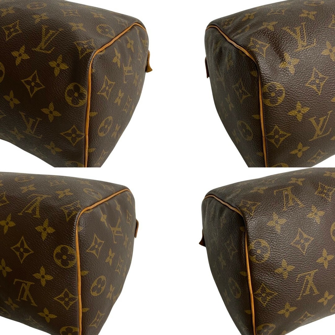 LOUIS VUITTON(ルイヴィトン)の極 美品 LOUIS VUITTON ルイヴィトン スピーディ 25 モノグラム レザー 本革 ミニ ボストンバッグ ハンドバッグ ブラウン 茶 21456 レディースのバッグ(ボストンバッグ)の商品写真