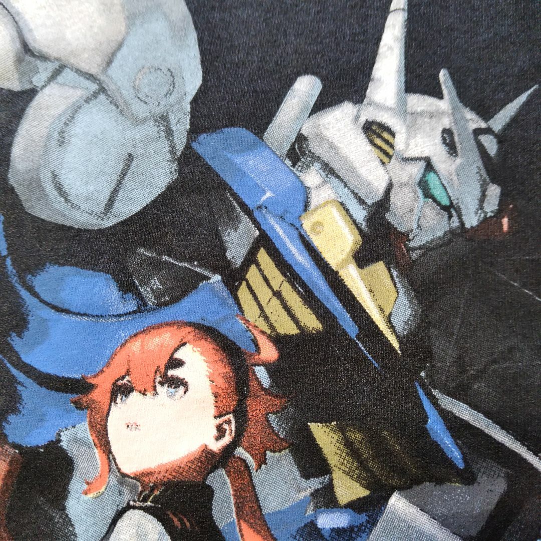 機動戦士ガンダム 水星の魔女 Tシャツ XLサイズ 白 アニメT 機動戦士ガンダム 水星の魔女 Tシャツ XLサイズ 白 アニメT