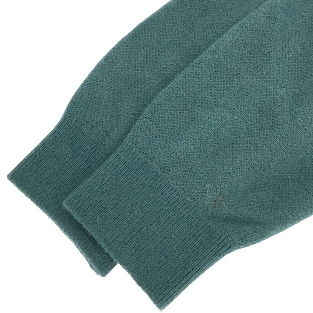 MAISON SPECIAL メゾンスペシャル ファイヤーパターンプライムオーバークルーネックニットプルオーバー ブルー グリーン 2 11212361317 メンズのトップス(ニット/セーター)の商品写真