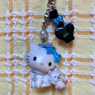 ハローキティ(ハローキティ)のレトロ☆レア☆チャーミーキティ　ストラップ(キャラクターグッズ)