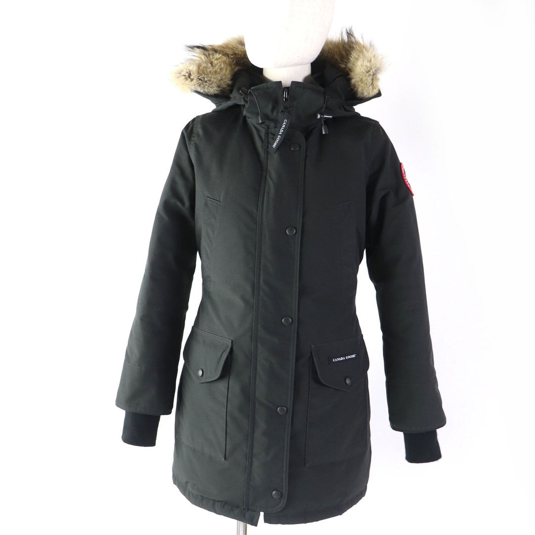 CANADA GOOSE(カナダグース)の良品 CANADA GOOSE カナダグース 6660LA TRILLIUM PARKA トリリウムパーカー ファー・フード付 ダウンコート ブラック XS 正規品 レディース レディースのジャケット/アウター(ダウンコート)の商品写真