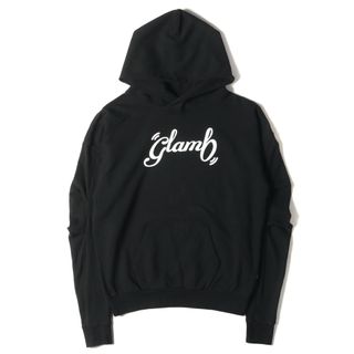 グラム(glamb)のglamb グラム パーカー サイズ:S 23AW エルボー タック フーディー Elbow Tuck Hoodie GB0423/CS07 トップス スウェット プルオーバー 裏毛 ブラック 黒 日本製【メンズ】【中古】(パーカー)