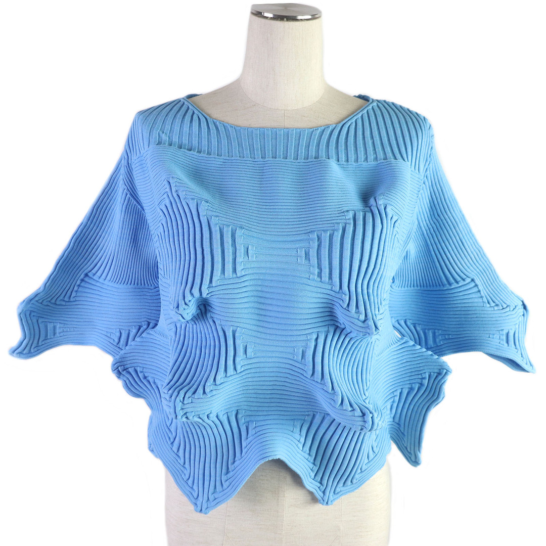 ISSEY MIYAKE - 未使用品 ISSEY MIYAKE イッセイミヤケ  2023年製 MI31KN798 LINKAGE  変形立体デザイン ストレッチトップス  2 日本製 正規品 レディース