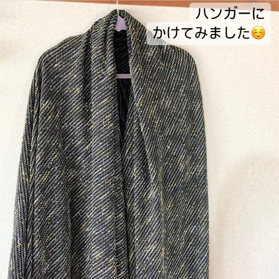 f0038 ウール混ニット イエロー 洋裁 服地 高級服地 ニット地 ソーイング ハンドメイドの素材/材料(生地/糸)の商品写真