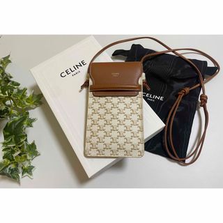 celine - 定価12万！直営店購入 セリーヌ CELINE モバイルポーチ 