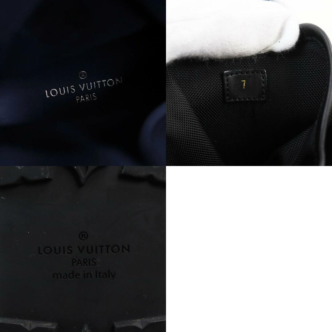 LOUIS VUITTON(ルイヴィトン)の極美品 LOUIS VUITTON ルイヴィトン LVハーレムライン スウェード レザー モノグラム ハイカットスニーカー アンクルブーツ ブラック 7 イタリア製 メンズ メンズの靴/シューズ(スニーカー)の商品写真