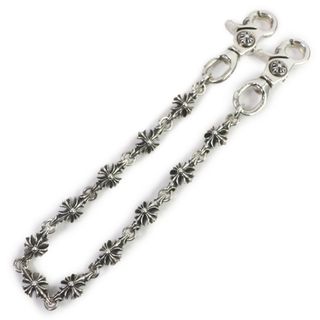 Chrome Hearts - 美品 CHROME HEARTS クロムハーツ カットアウト CHプラス 2クリップ ショート 11コマ ウォレットチェーン シルバー 重量183g メンズ