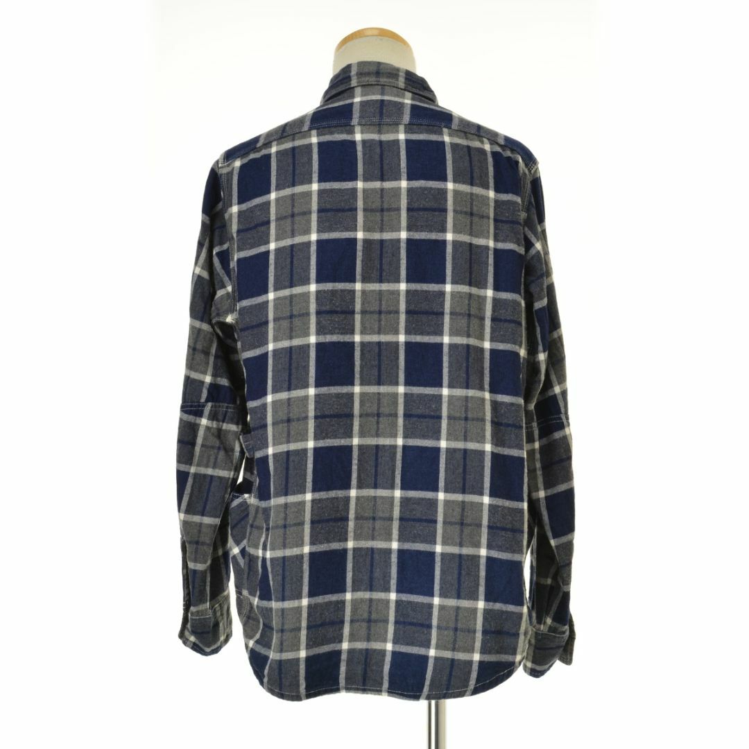 SASSAFRAS(ササフラス)の【SASSAFRAS】GARDENER HALF CHECK FLANNEL メンズのトップス(シャツ)の商品写真