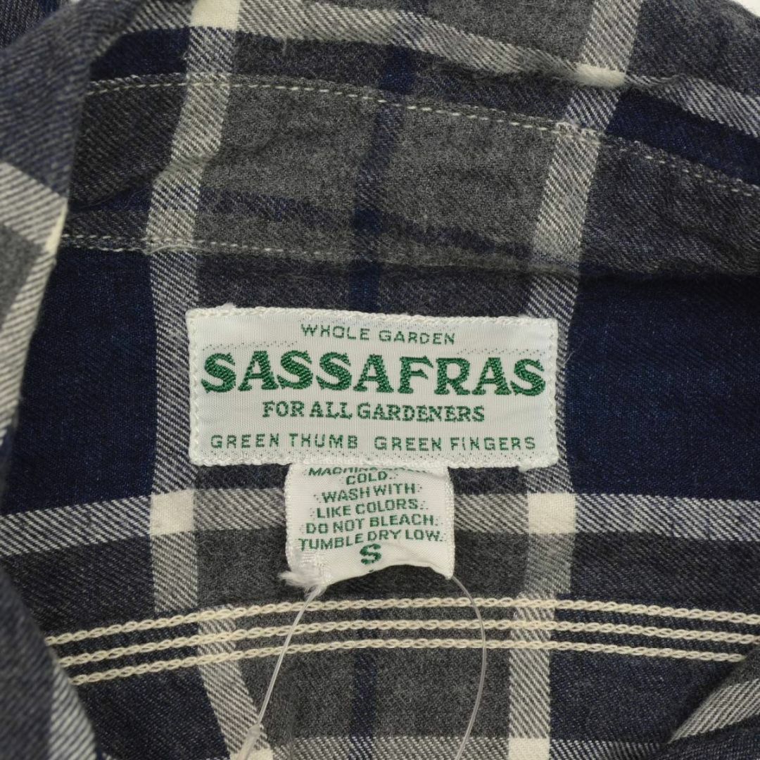 SASSAFRAS(ササフラス)の【SASSAFRAS】GARDENER HALF CHECK FLANNEL メンズのトップス(シャツ)の商品写真