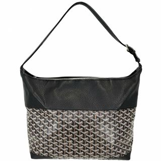 ゴヤール(GOYARD)のGOYARD ゴヤール ショルダーバッグ グレナディン ワンショルダー ハンドバッグ 肩掛け かばん 鞄 コーティングキャンバス  レザー   ブラック 黒 ブラウン 茶 シルバー金具 レディース【中古品】(ショルダーバッグ)