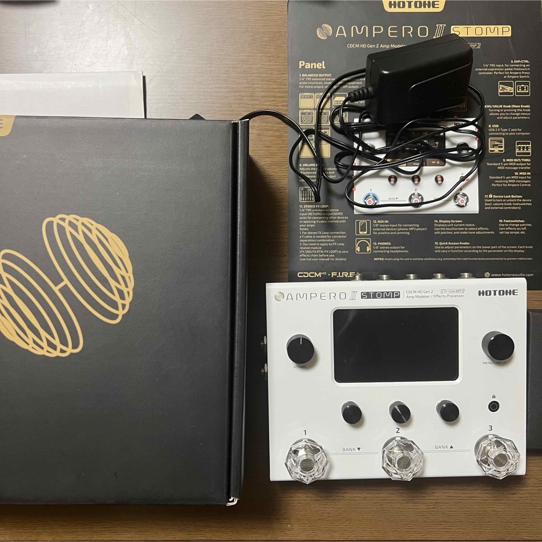 HOTONE Ampero II Stomp アンペロ 2 マルチエフェクター HOTONE Ampero II Stomp アンペロ 2 マルチエフェクター
