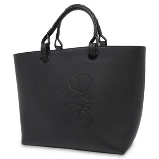 ロエベ(LOEWE)のロエベ トートバッグ アナグラム ミディアム レザー LOEWE 2way 黒(トートバッグ)