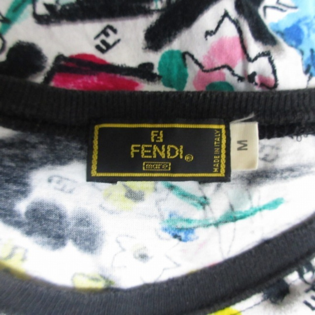 FENDI(フェンディ)のフェンディ FENDI Tシャツ カットソー 半袖 柄 マルチカラー レディースのトップス(Tシャツ(半袖/袖なし))の商品写真