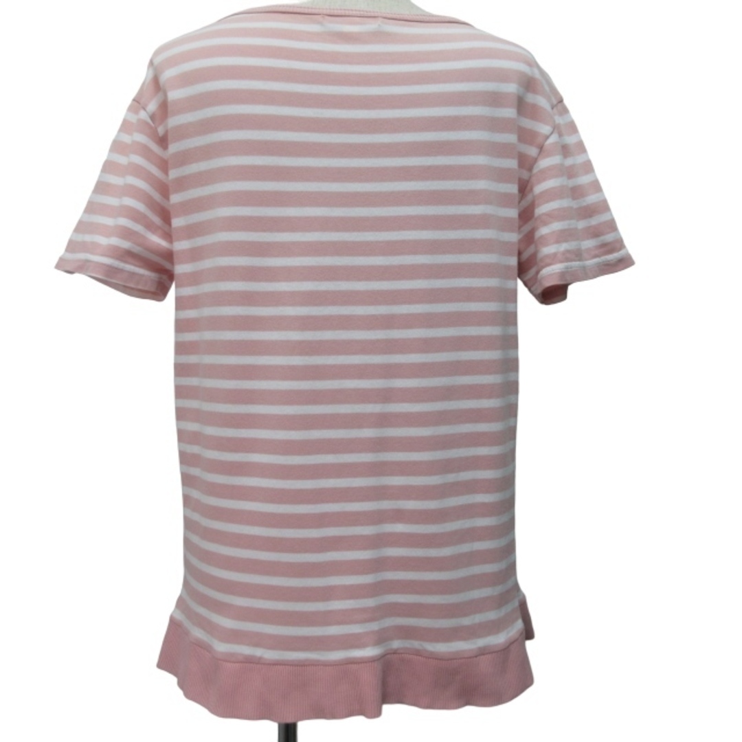 MCM(エムシーエム)のエムシーエム MCM Leseve Tシャツ カットソー 半袖 ボーダー ロゴ レディースのトップス(Tシャツ(半袖/袖なし))の商品写真
