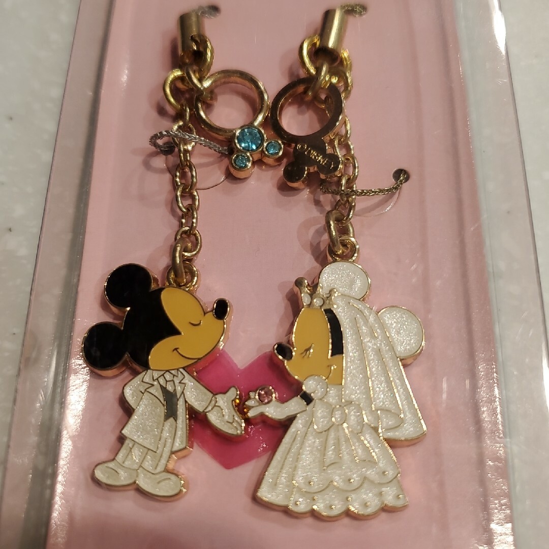 Disney(ディズニー)のTDR　ミッキー&ミニー　ウェディングストラップ エンタメ/ホビーのおもちゃ/ぬいぐるみ(キャラクターグッズ)の商品写真