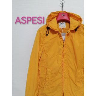 ★新品・レディース★【ASPESI アスペジ】ナイロンブルゾン　イエロー　Ｓ