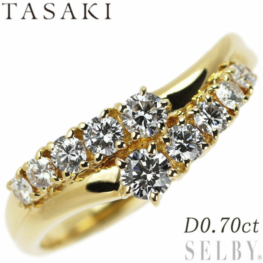 TASAKI(タサキ)の田崎真珠 K18YG ダイヤモンド リング 0.70ct レディースのアクセサリー(リング(指輪))の商品写真