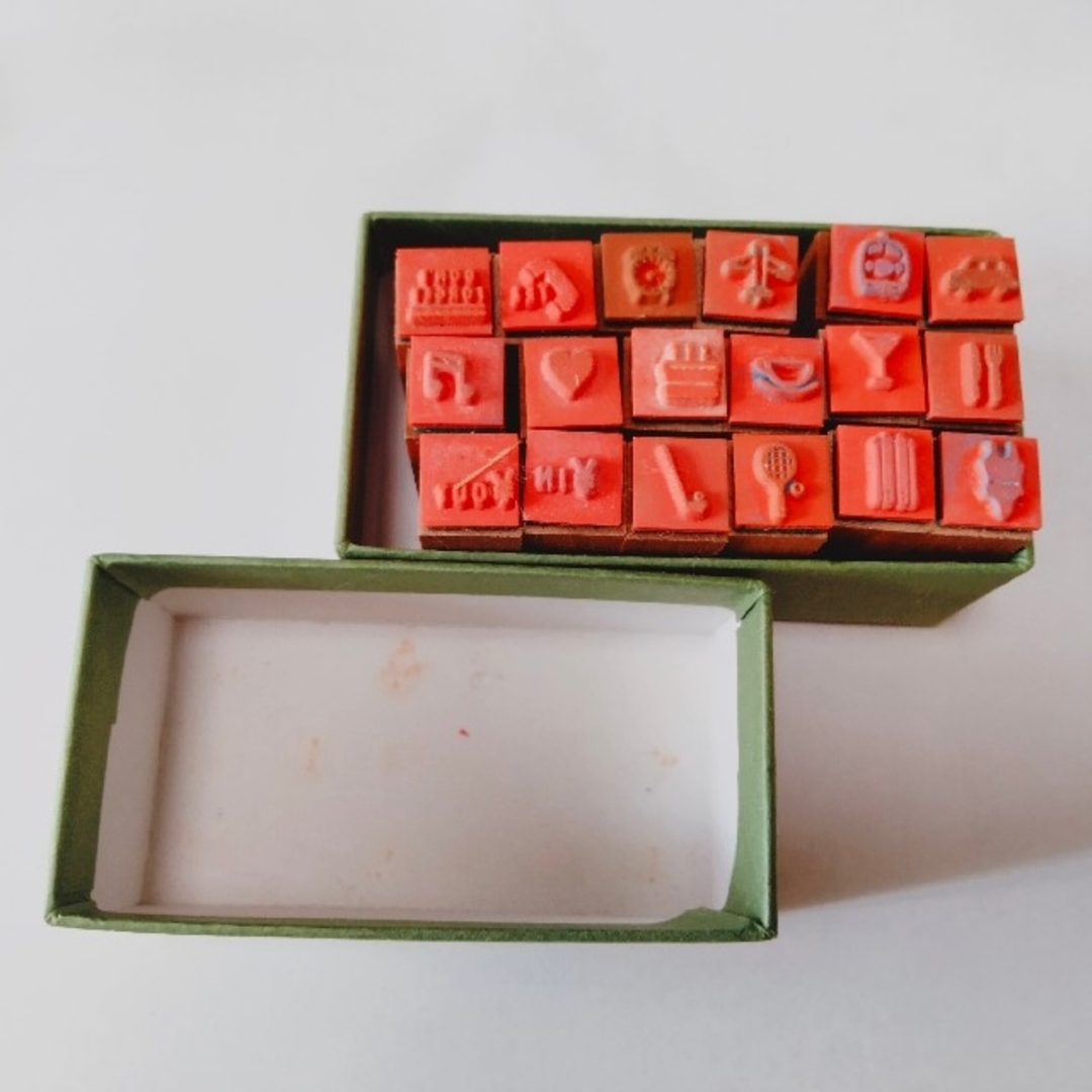 スタンプセット　スケジュール用 ハンドメイドの文具/ステーショナリー(はんこ)の商品写真