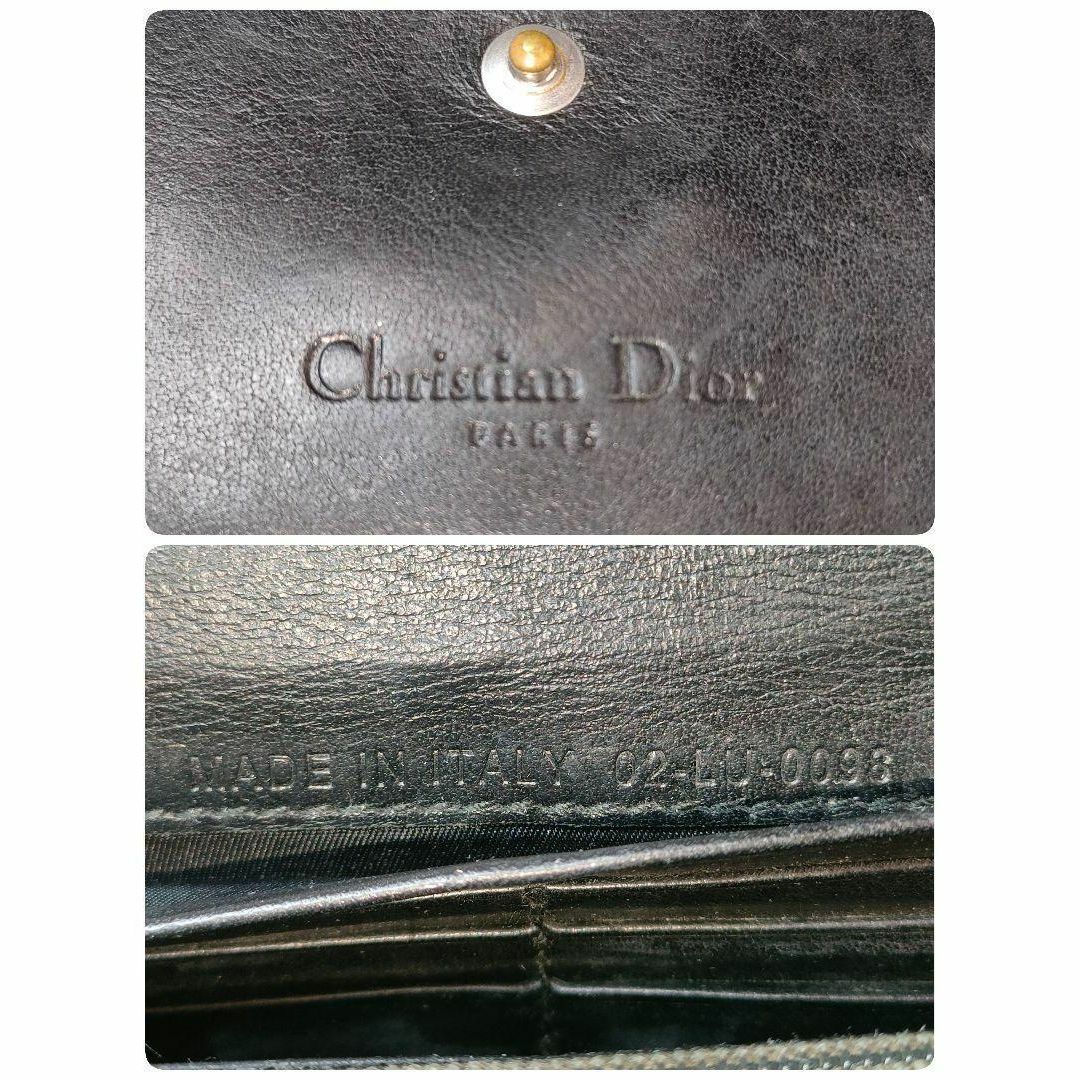 Christian Dior(クリスチャンディオール)のクリスチャンディオール 長財布 ブラック トロッター  Dior 財布 黒 革 レディースのファッション小物(財布)の商品写真