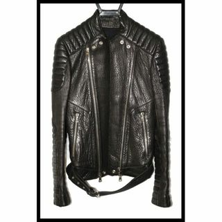 バルマン(BALMAIN)のBALMAIN ライダースジャケット 44 バルマン■02hc29029245(レザージャケット)