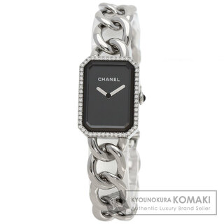 シャネル(CHANEL)のCHANEL H3254 プルミエール ダイヤモンドベゼル 腕時計 SS SS ダイヤモンド レディース(腕時計)