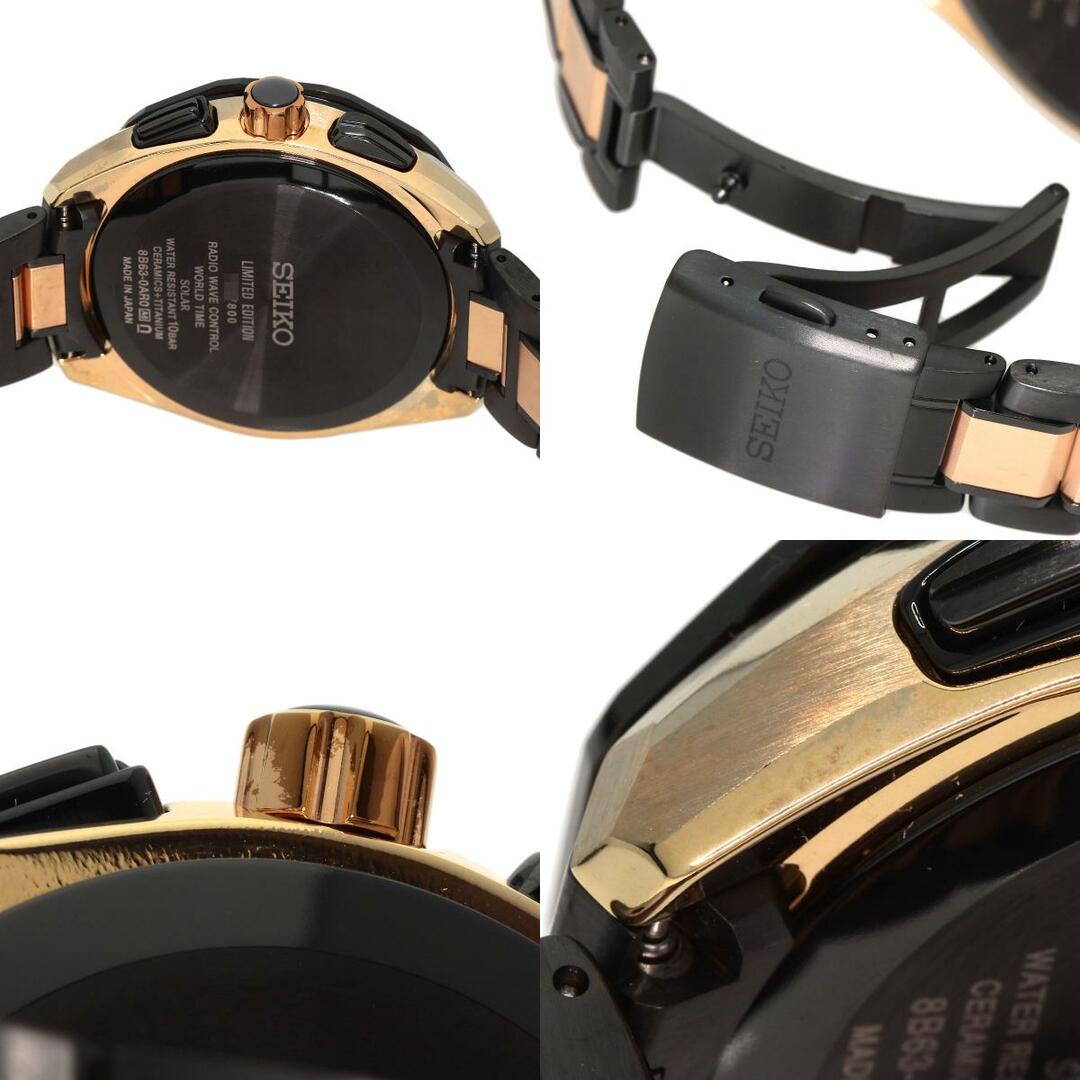 SEIKO(セイコー)のSEIKO SAGA254 8B63-0AR0 ブライツ フライトエキスパート 800本限定 腕時計 チタンセラミック チタンセラミック メンズ メンズの時計(腕時計(アナログ))の商品写真