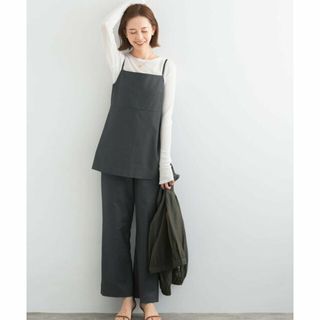 アーバンリサーチロッソ(URBAN RESEARCH ROSSO)の【CHARCOAL】レイヤードキャミオールインワン(サロペット/オーバーオール)