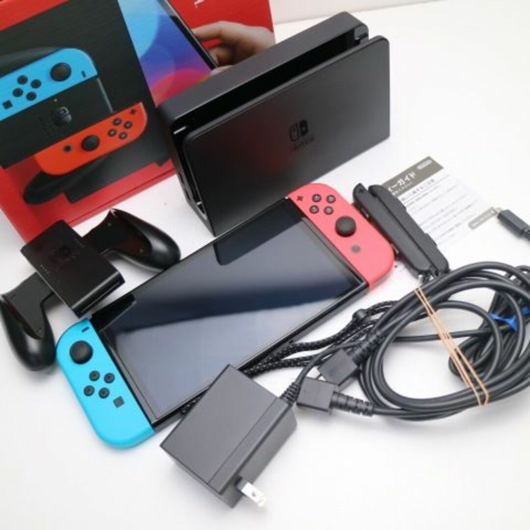 Nintendo Switch(ニンテンドースイッチ)の新品同様 Nintendo Switch 有機ELモデル   M100 エンタメ/ホビーのゲームソフト/ゲーム機本体(携帯用ゲーム機本体)の商品写真