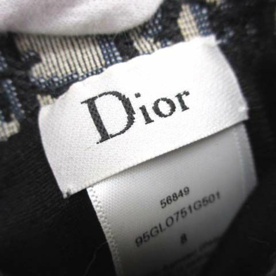 Dior(ディオール)の美品 ディオール SADDLE グローブ スムースラムスキン オブリーク レディースのファッション小物(手袋)の商品写真