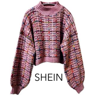 シーイン(SHEIN)のSHEIN ギンガムチェック編みニット(ニット/セーター)