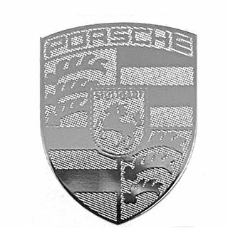 ポルシェ(Porsche)のポルシェ Porsche ステッカー デカール エンブレム シール 1枚(車内アクセサリ)