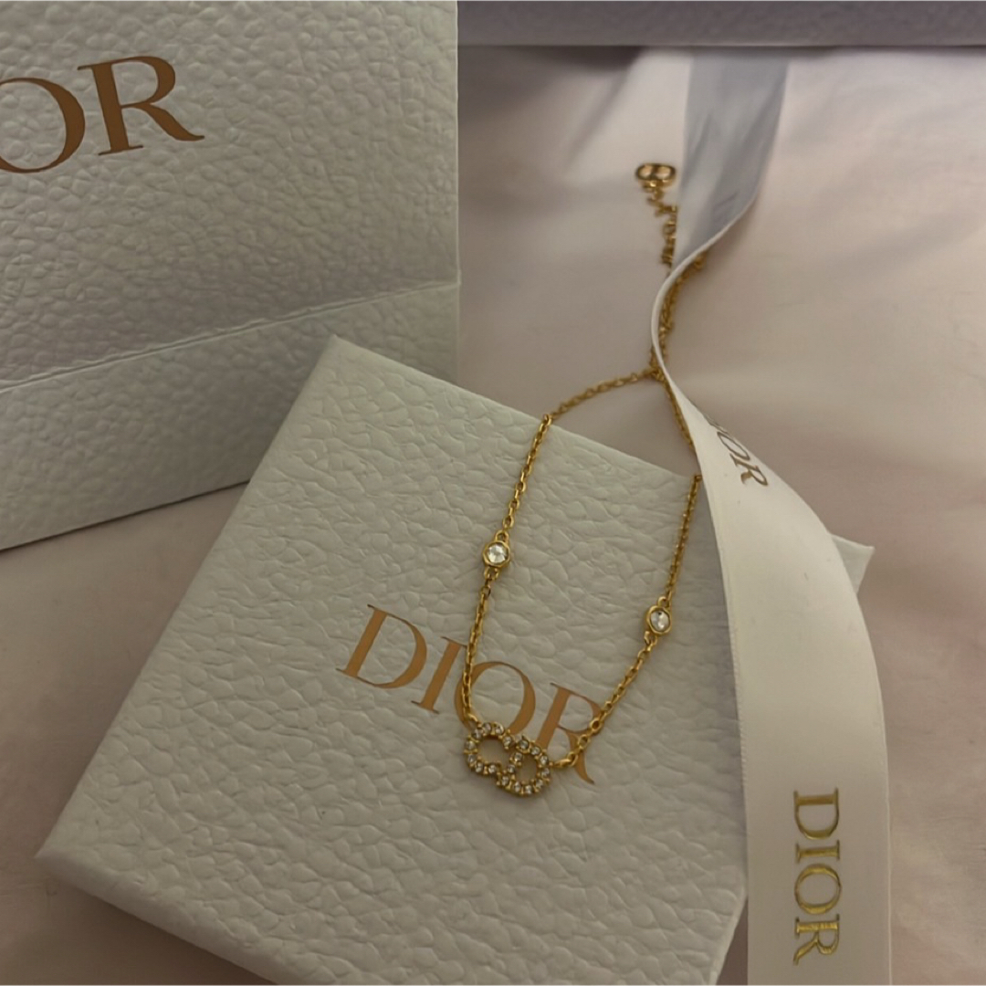 Dior(ディオール)のDior CLAIR D LUNE ネックレス パール CD ゴールド レディースのアクセサリー(ネックレス)の商品写真